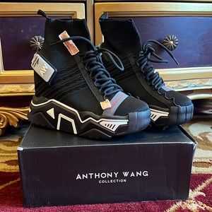 Anthony Wang Damson Wedge Sneaker 8.5 *NEW w/Box